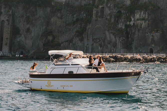 Private Amalfi Coast Tour with a 28ft Boat - Baia di Ieranto: a short marine reserve stop with dolphin potential