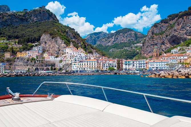 Private Boat Tour Sorrento to Positano & Amalfi–Typical Gozzo 850 - Amalfi on land: Cathedral area walking with sea-level context