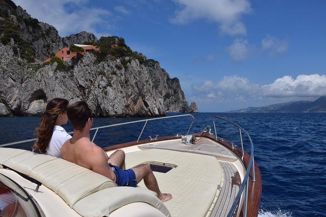 Private Boat Tour to Capri from Sorrento on a 38-Foot Apreamare - Grotta Verde and the Punta Carena/Lighthouse Viewing