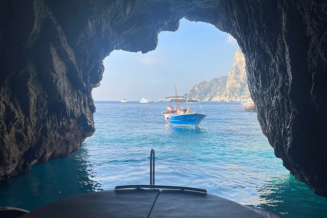 Private Boat Tour to Capri's Hidden Gems with Local Skipper - Punta Carena Lighthouse at sunset potential, then Punta Ventroso for aperitivo mode
