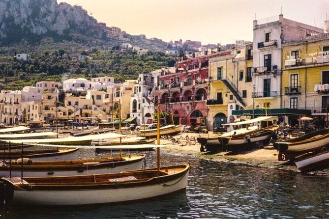 Private Capri Luxury Boat Experience: Cruise, Swim & Sunbathe - From Sorrento marina to Capri cliffs: what your day feels like