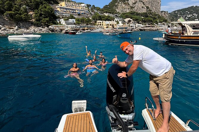 Private Capri Tour - Capri by boat: grottos, Faraglioni, and the best swim energy