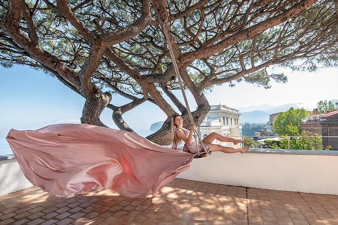 Private Flying Dress Photoshoot in Sorrento - The 1-hour flow: what happens from start to finish