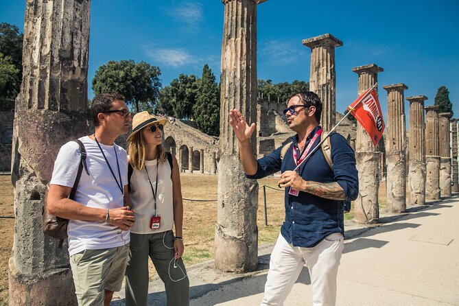 Private Pompeii Tour with Guide & Transfer included from Sorrento - Walking Via dell’Abbondanza: the street where business happened