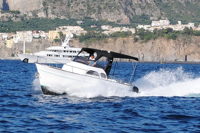 Private Scenic & Relaxing Boat Tour to Capri from Sorrento - Drinks, appetizer, and small comforts onboard