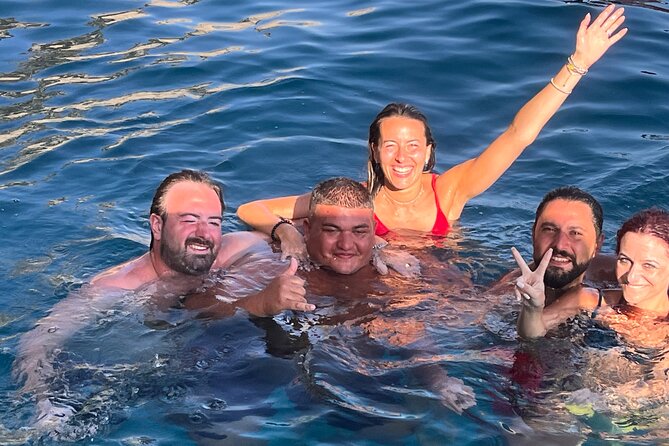Private Sorrento Coast Tour from Marina Grande -Premium 28ft Boat - Massa Lubrense stop: Cascatella di Punta Lagno waterfall meets the sea