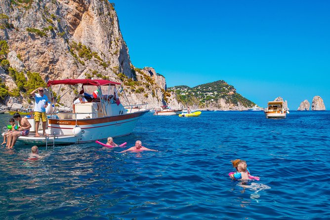 Semi-Private Capri Boat Tour with Snorkeling & Island Visit - Crew makes the day: from Roberto and Antonio to Viviana