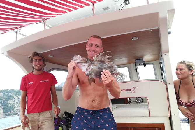 Shared trip with fishing and visit the beauty of Capri island - How the day flows: Sorrento pickup to Capri caves