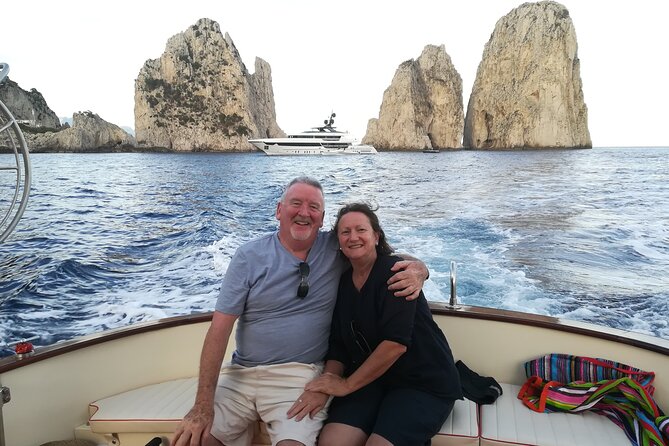 Shared trip with fishing and visit the beauty of Capri island - Lunch on board: sea-to-table with garden vegetables and Angela’s limoncello