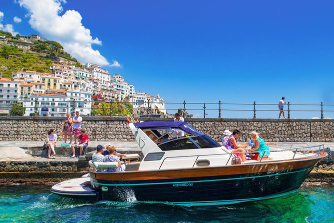 Small Group Boat Day Excursion to the Amalfi Coast from Sorrento - Positano in 90 minutes: vertical streets, boutiques, and sandal culture