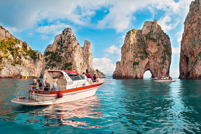 Small Group Boat Tour: Day Cruise from Sorrento to Capri - Capri from the sea: grottos, arches, and the Faraglioni view