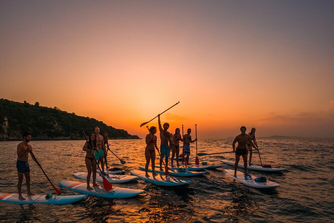 Small group paddle boarding tour to Bagni Regina Giovanna - Small-group energy with English instruction and friendly, hands-on guides