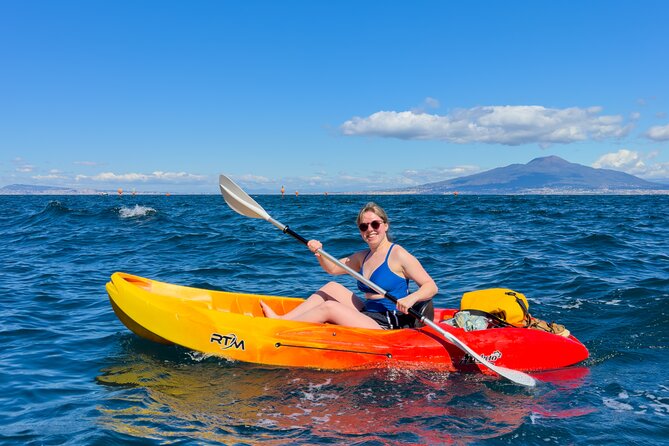 Small groups Kayak tour from Sorrento to Bagni Regina Giovanna - Guides and Group Size: Valentina, Antonino, and a Calm, Funny Flow