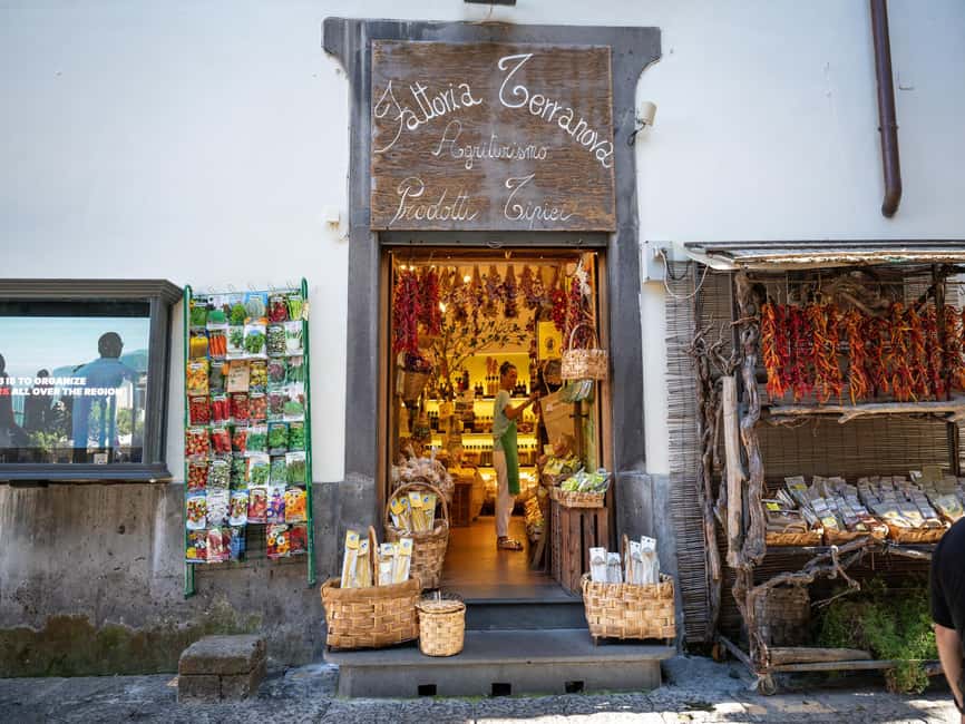Sorrento: Authentic Food and Wine Tour with a Local Guide - Lemon digestif choices: limoncello, granita al limone, or limonata