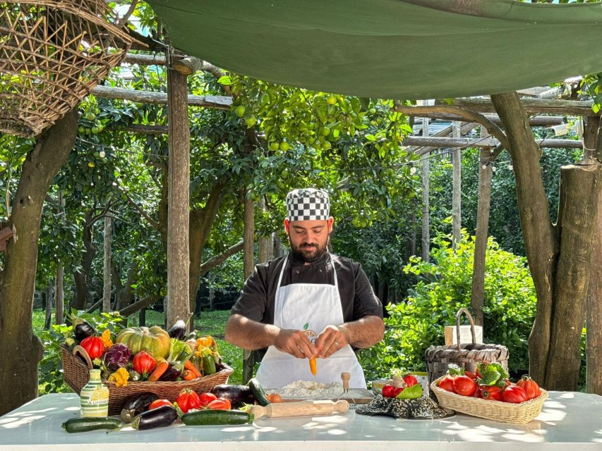 Sorrento: Authentic Italian Cooking Class in a Citrus Grove - Tasting, self-judging, and judging your sauce like a pro