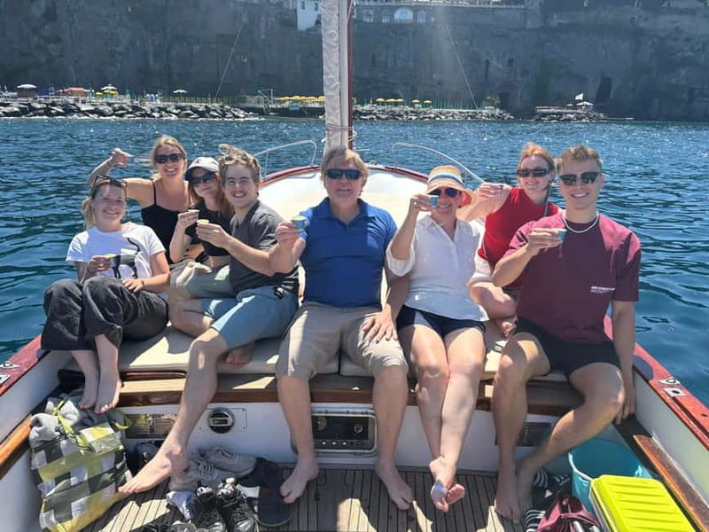 Sorrento: Boat Coastal Cruise with Swim and Limoncello - Key things to know before you go