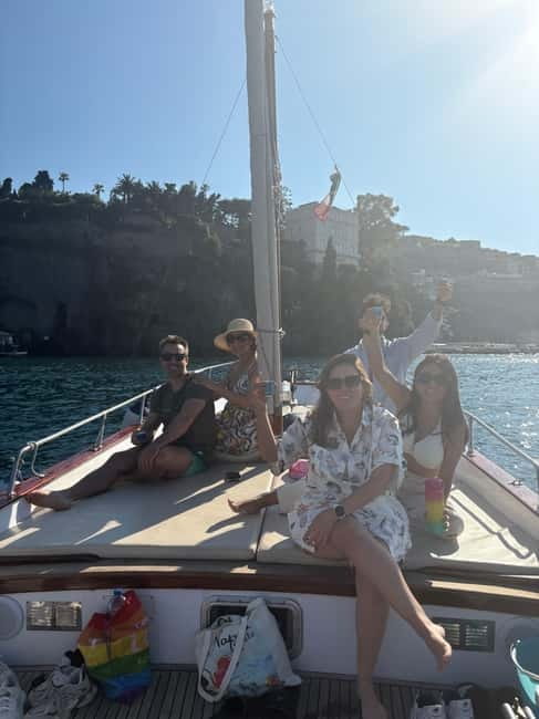 Sorrento: Boat Coastal Cruise with Swim and Limoncello - The view of Vesuvius: why the Sorrentine Peninsula looks different from sea level