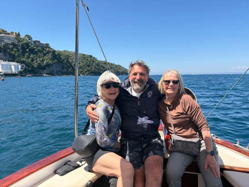 Sorrento: Boat Coastal Cruise with Swim and Limoncello - Limoncello on the water: a local taste that fits the route