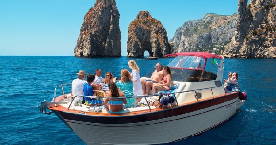 Sorrento: Capri and Blue Grotto Boat Cruise with Drinks - The Sorrento Coast Cruise: Fast Views Before Capri