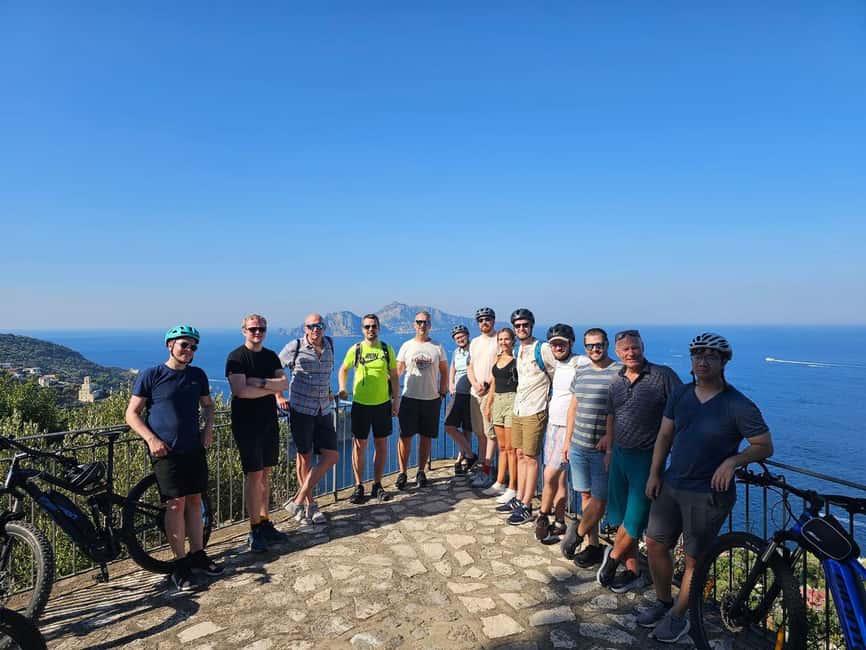 Sorrento Coast Sunset E-Bike Tour - The ride out of Sorrento toward Massa Lubrense and Marciano