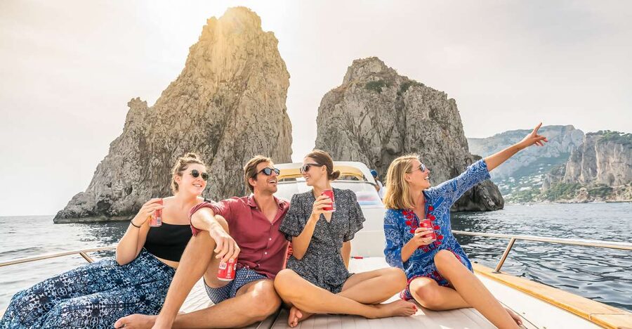 Sorrento: Exclusive Capri Boat Tour and Optional Blue Grotto - Snorkeling and swimming stops in the Tyrrhenian Sea