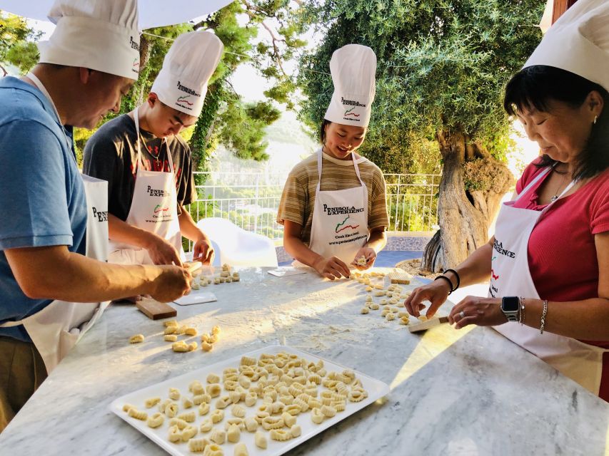 Sorrento: Italian Cooking Class with Transfer - The chef workshop setup: small group, big attention