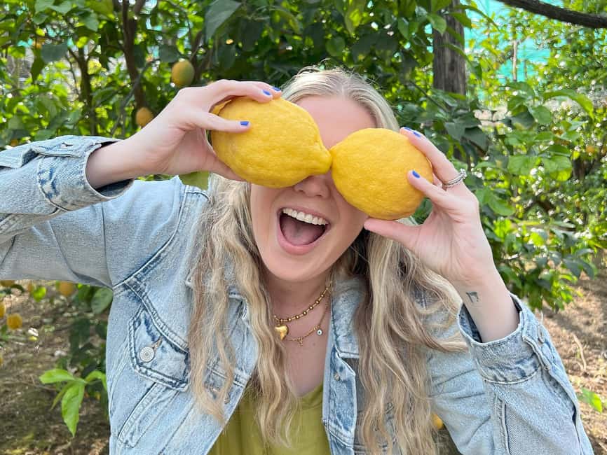 Sorrento: Lemon Picking Tour with Limoncello Tasting - When Weather Changes the Plan, the Tour Still Moves