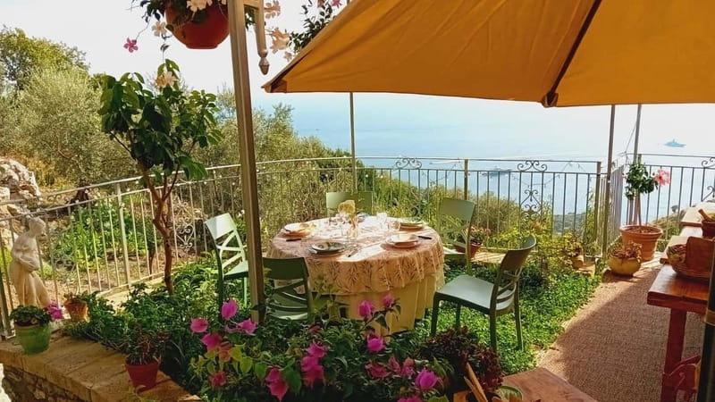 Sorrento: Marì Cooking Class in a Family Farm w/ Coast View - The Welcome and Garden Moments That Set the Tone