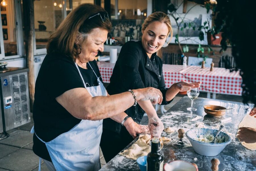 Sorrento: Pasta Making Class - Ravioli caprese filling: ricotta and mozzarella, done the Neapolitan way