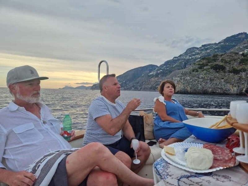 Sorrento: Sunset Coastal Boat Tour with Aperitif - The cruise route: Marina Grande, Puolo, and Punta Campanella stops