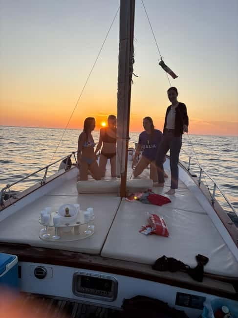 Sorrento Sunset Cruise with Aperitif on Board - The Baths of Queen Giovanna: Roman villa ruins and a seawater pool
