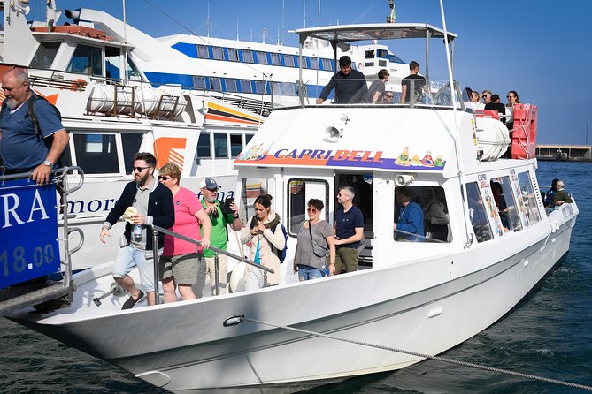 Sorrento to Capri and back: Minicruise Daily Return Ticket - Where the return time matters: Marina Grande at 3:15 PM