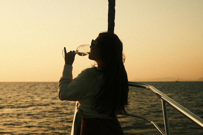 Sunset Wine Tasting on Board - Small group size and Stellaris Charter hospitality
