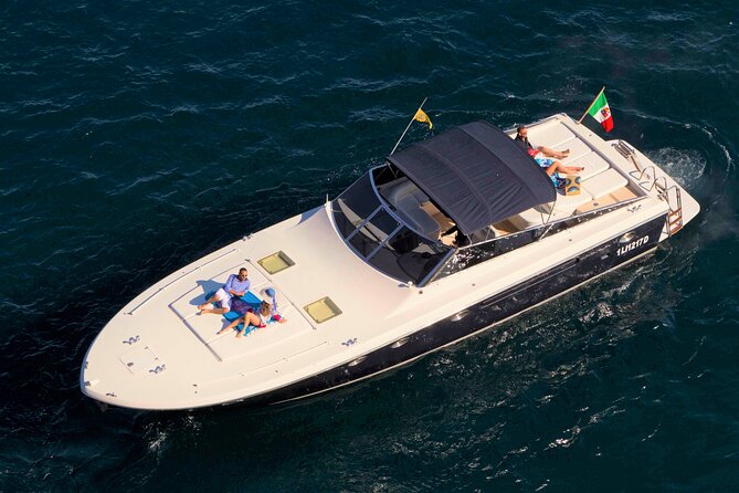 Tours on Itama 50: Capri, Amalfi Coast, Ischia and Procida - Capri from the water: coastline views, Faraglioni moments, and swim time