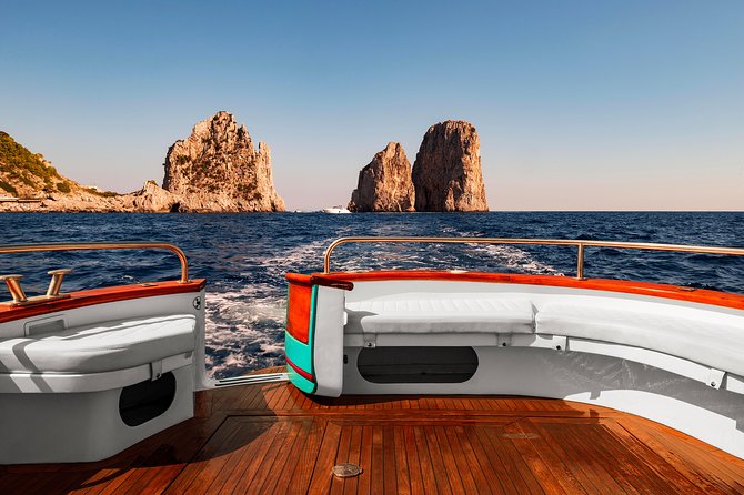 Very Small Group Capri Boat Excursion with Transfer from Sorrento - Punta Carena and the Matromani area: scenic cruising that doesn’t steal time
