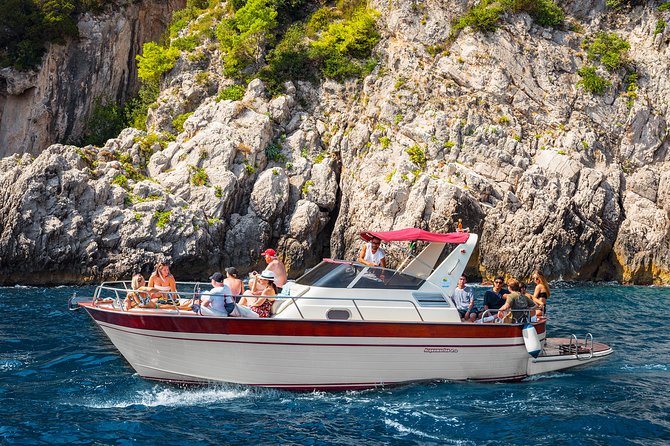Very Small Group Capri Boat Excursion with Transfer from Sorrento - The fast cave stops: White Grotta and Grotta Verde