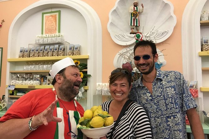 Walking Food Tour in Sorrento w/ Limoncello Factory Lemon Grove - Beer, wine, and the lemony drink rhythm